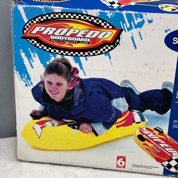 SportsStuff Propedo Bodyboard Sled Tube Water Snow Inflatable New Distressed Box - Picture 3 of 9